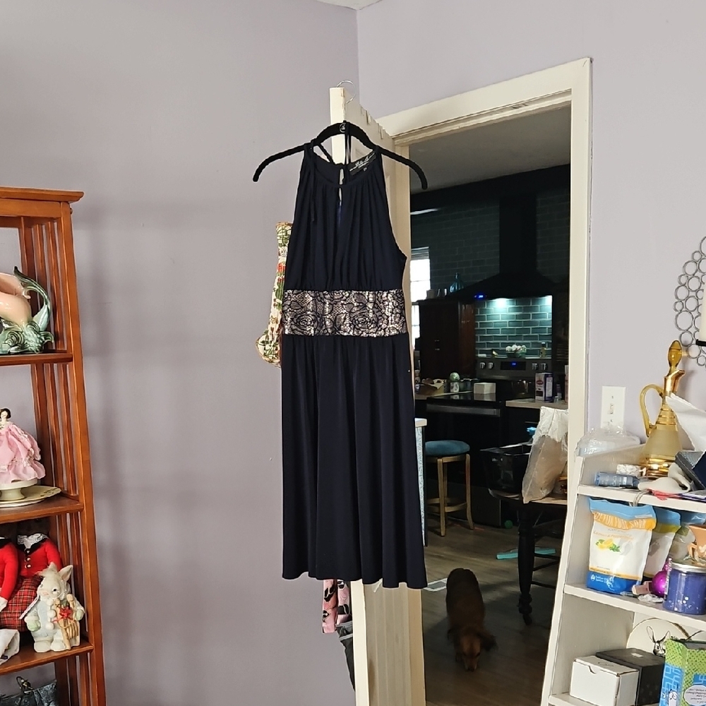Elegant Black Sleeveless Dress